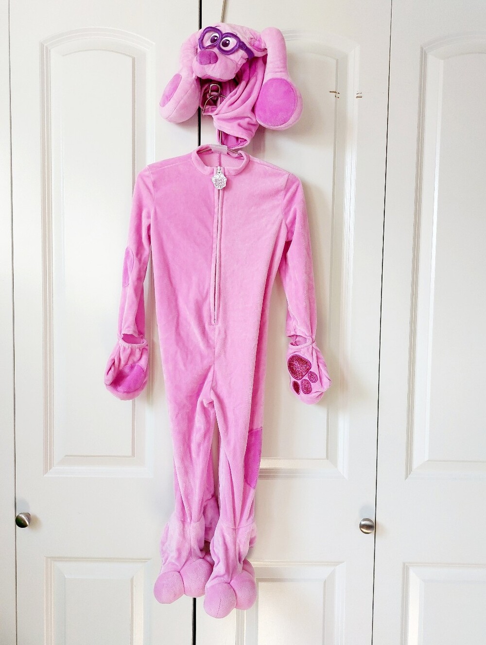 2pc Magenta Dog Blues Clues 2T Spirit Halloween Costume